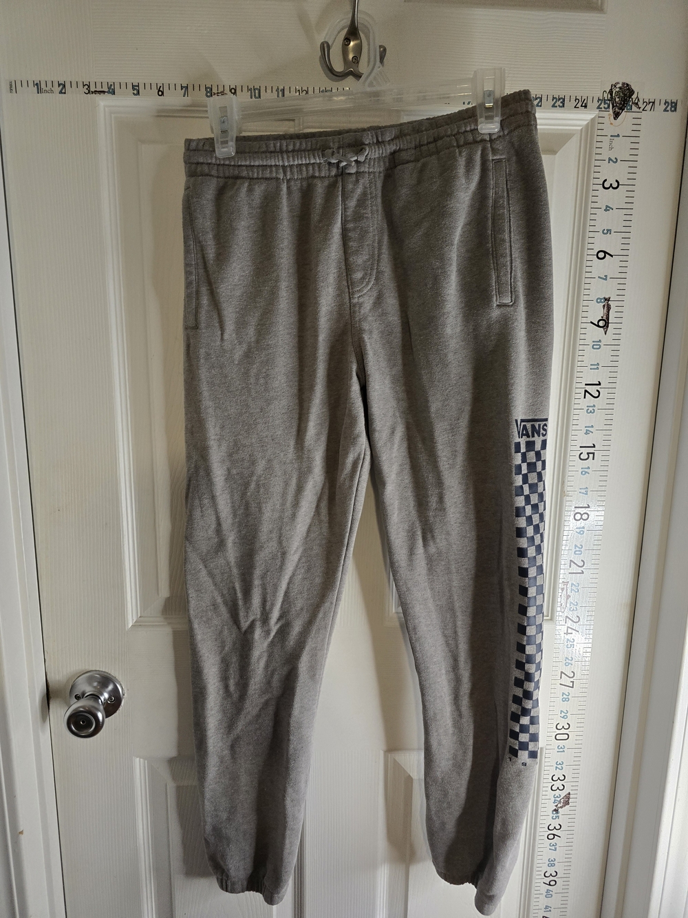 Vans Youth Gray Checkerboard Jogger Pants